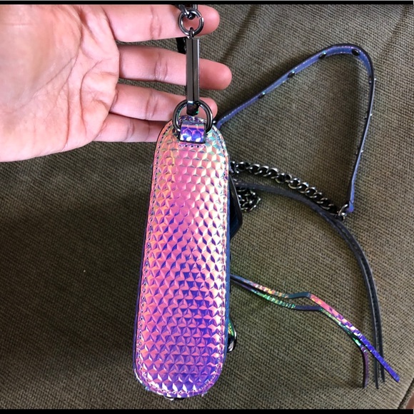 Rare NWOT Rebecca Minkoff Mac Hologram Iridescent - Picture 15 of 17